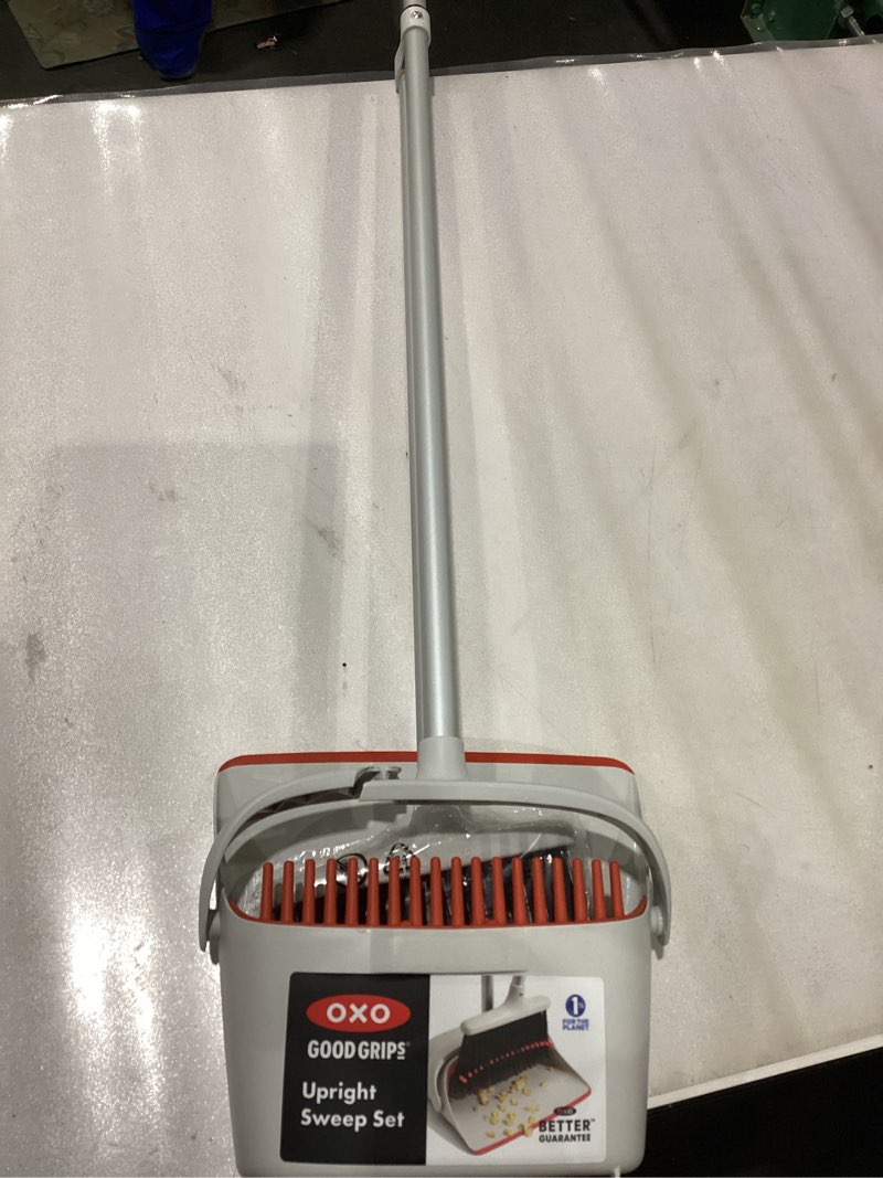 Condition photo showing As Is for OXO Good Grips Upright Sweep Set