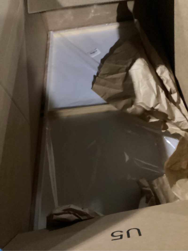 Condition photo showing New/Like New for Flower Canvas Wall Art for Living Room & Bedroom - Plum Blossom Canvas Wall Pictures - Abstract Elegant Floral Canvas Prints - Framed & Ready to Hang - 20" x 40" Plum Blossom Flowers Wrapped Canvas 40"L x 20"W