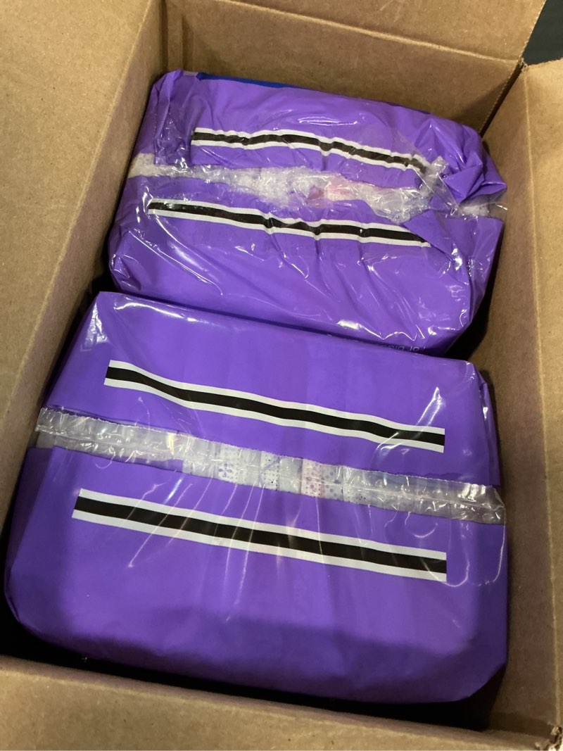 Condition photo showing Good Condition for always discreet adult incontinence pads for women, drier, 6 drop regular length, extra heavy absorbency, pads for bladder control management, bladder leaks, & postpartum pads, 66ct regular 66