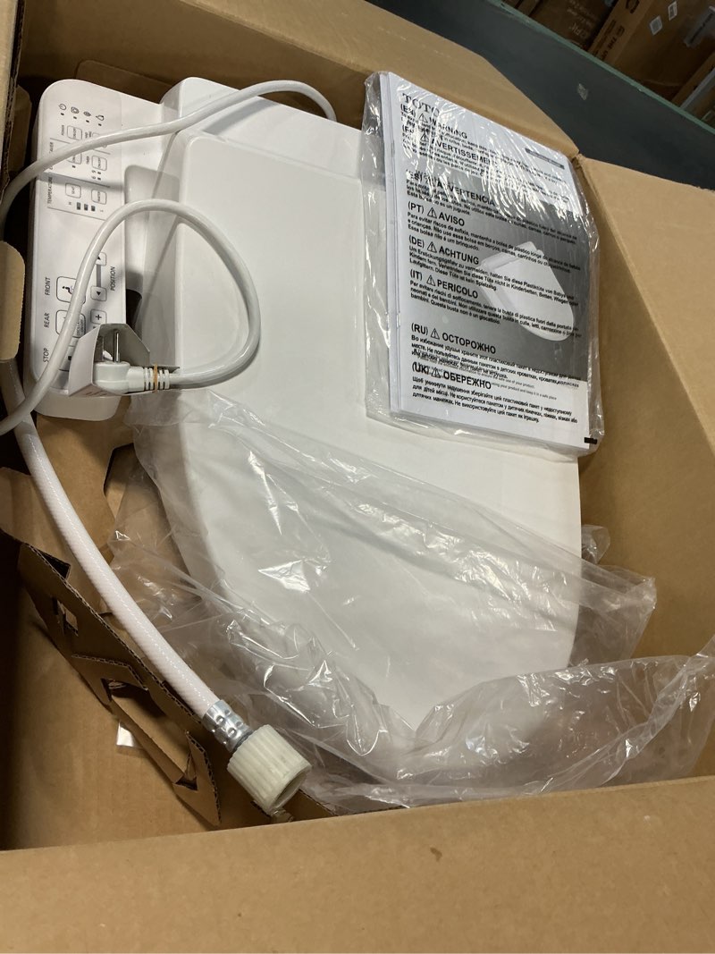 Condition photo showing Good Condition for toto® washlet® a2 electronic bidet toilet seat with heated seat and softclose® lid, elongated, cotton white - sw3004#01