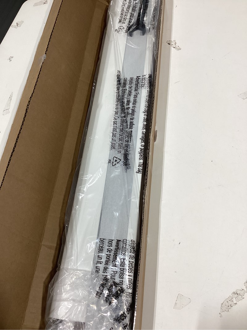 Condition photo showing Good Condition for lazblinds no tools no drill cordless cellular shades, blackout light blocking honeycomb shades for home, thermal insulation blinds for windows, 26" w x 48" h, white blackout-white 26" w x 48" h
