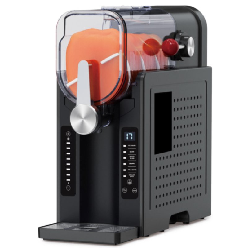 Slushie Machine - Slushy Machine for Home with LED Display - Professional Frozen Drink Maker No Ice Needed-One-Touch Reservation & 6 Pre-Set Programs for Frozen Margaritas, Ice Cream & Frappés