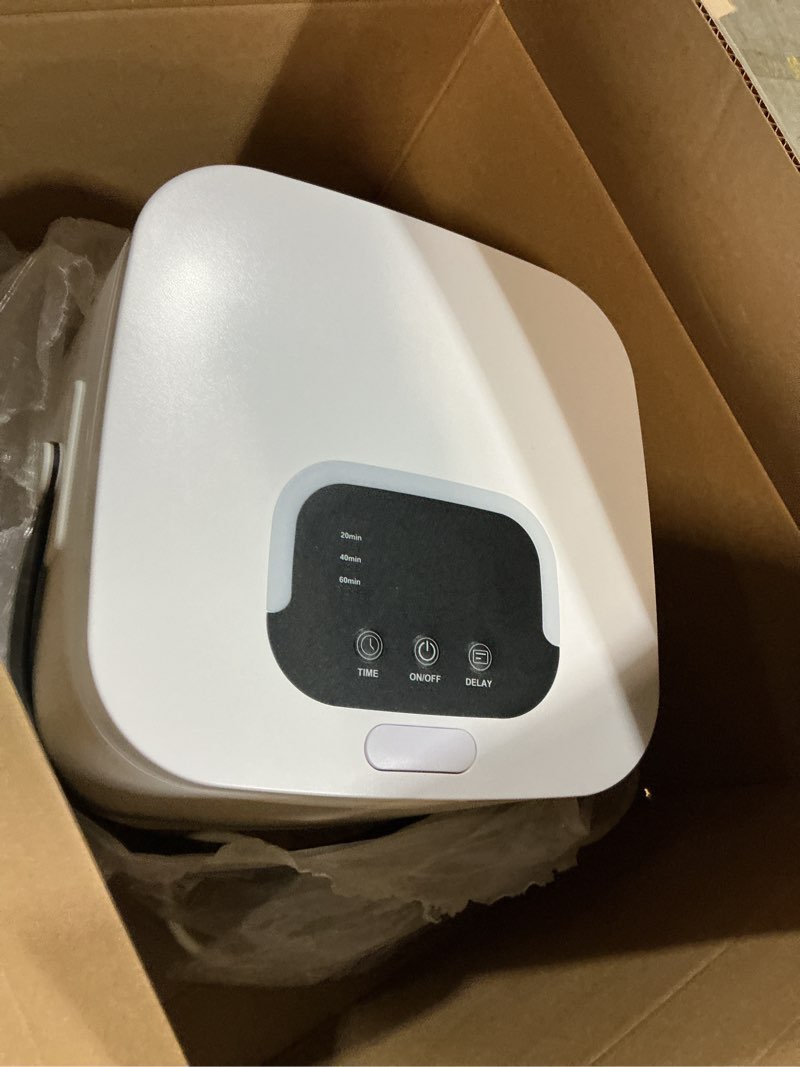 Condition photo showing Good Condition for WEILAIANTIAN Towel Warmer,Towel Warmer for Bathroom,Adjustable Heat Timer (20/40/60 Minutes),Towel Warmers with Leather Strap Handle & Child Safety Lock, Perfect for Towels, Bathrobes,Blankets White