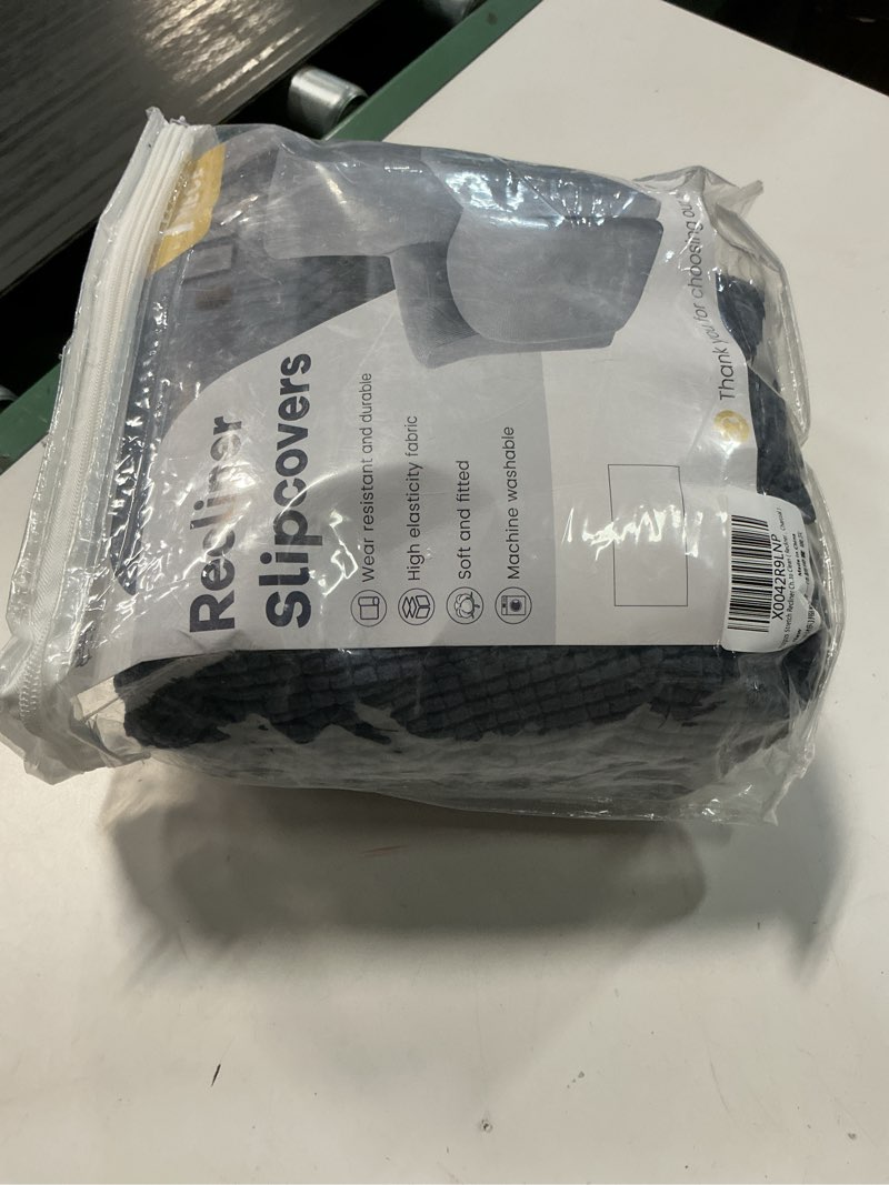 Condition photo showing Good Condition for Recliner Chair Cover Lazy Boy Recliner Covers Recliner Covers for Recliner Chair 1 Piece Furniture Protector Prevent wear and pet Hair?Recliner,Dark Grey? Dark Grey Recliner