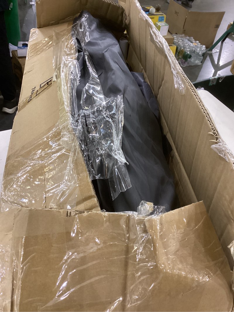 Condition photo showing Good Condition for Upgraded Sauna Box for Relaxation, Detoxification, Portable Sauna for Home with Steamer, Remote Control, Folding Chair, 9 Levels, 2.6’ x 2.6’ x 5.9’ Black