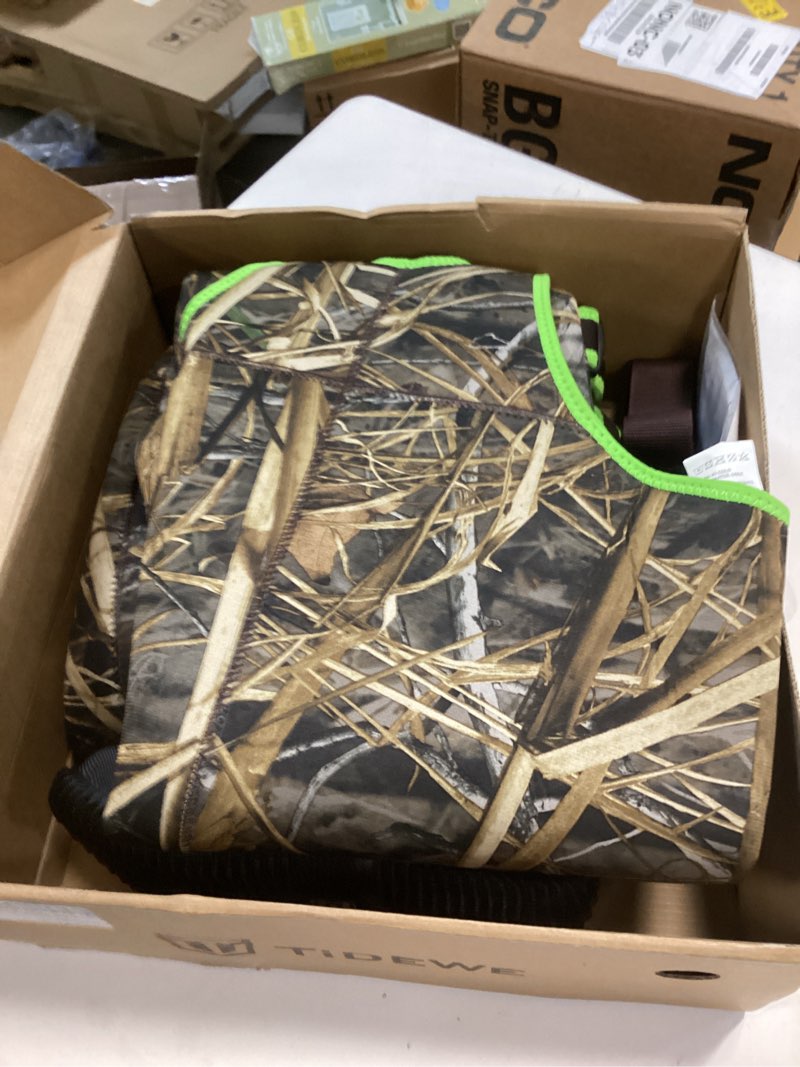Condition photo showing Good Condition for TIDEWE Chest Waders for Toddler & Children, Neoprene Waterproof Insulated Hunting & Fishing Youth Waders for Boy and Girl 10\11 Big Kid Next Camo Evos Brown