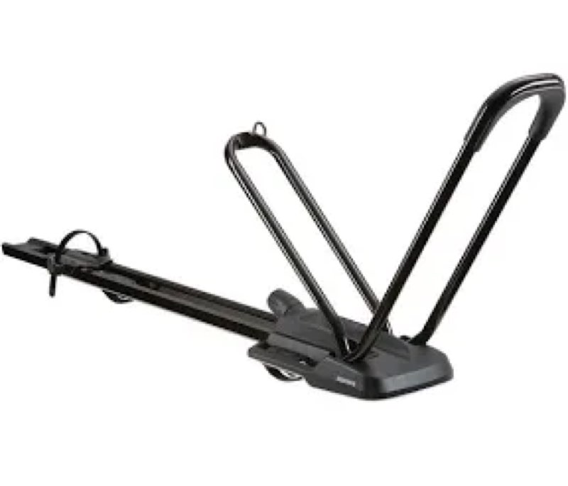 roof bike rack mount, foldable upright bicycle carrier, lightweight aluminum bike rack with secure l