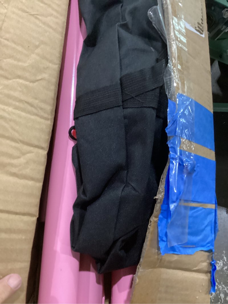 Condition photo showing As Is for new & improved 4 ft steel double ballet barre with carry bag and beginner guide,adjustable&portable ballet barre for home and gym,quality ballet bar anti-wobble,stretching dance bar pink steel