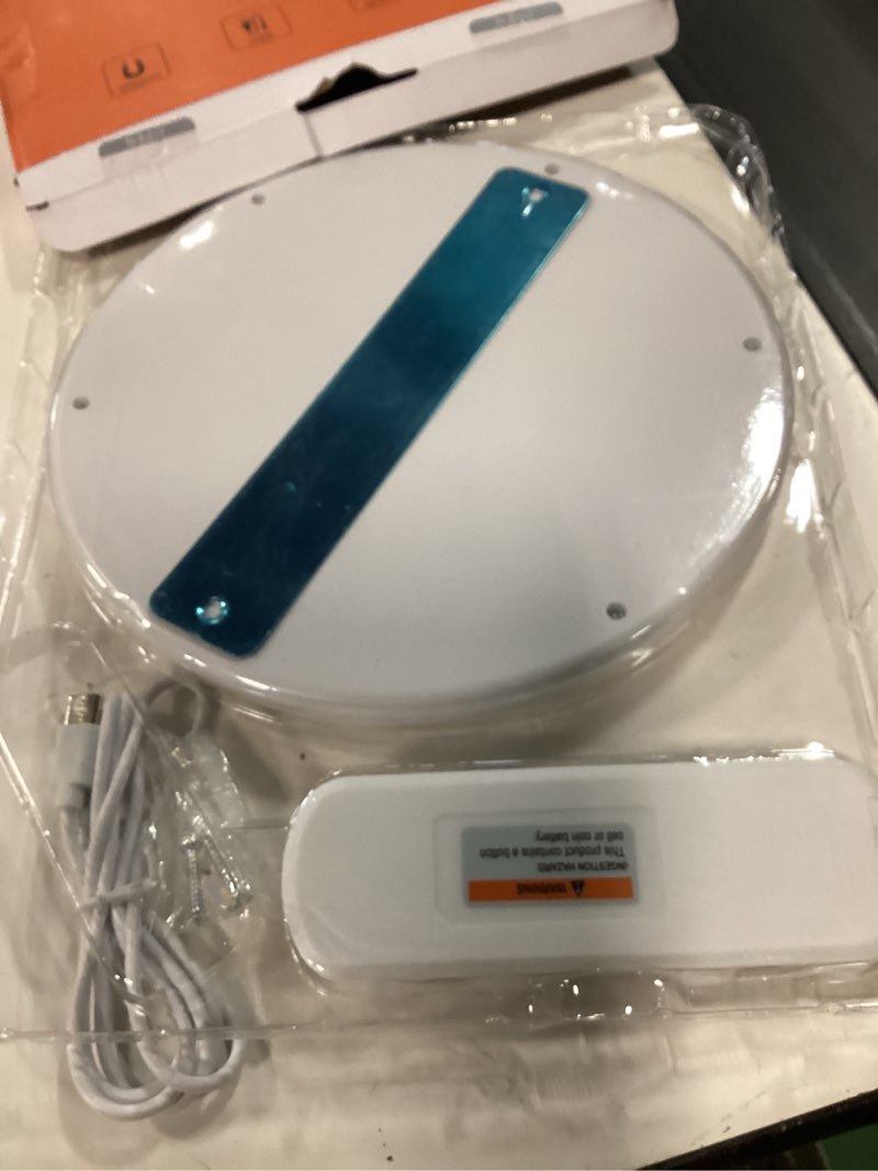 Condition photo showing New/Like New for gotopceed rechargeable motion sensor ceiling light with remote - magnetic wireless ceiling light battery powered for closet shower stairs shed hallway ect 1 pack 3 colour temperatures
