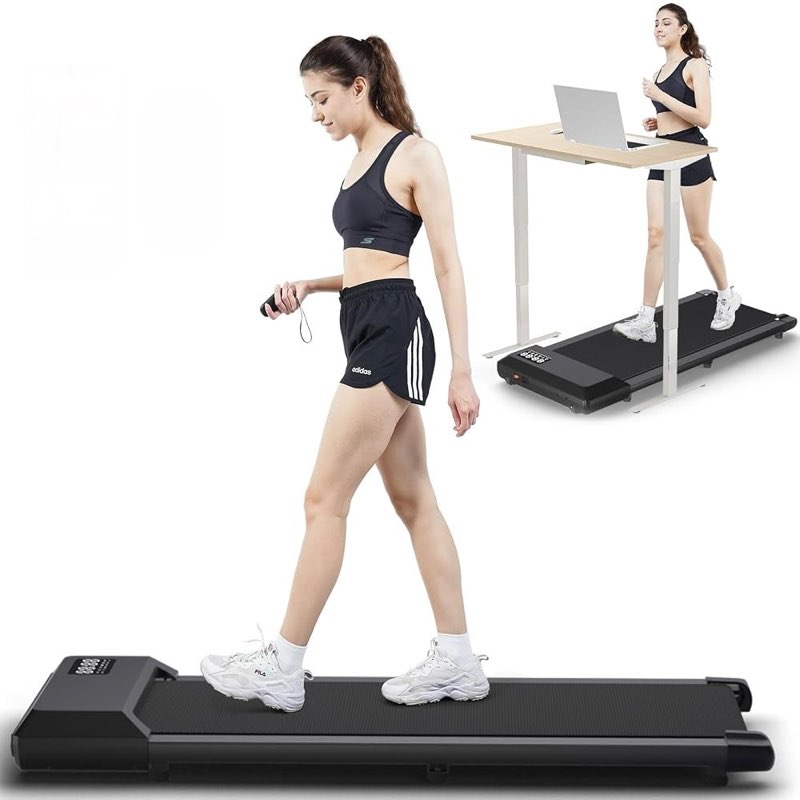 BA06-B1 Walking Pad, Walking Pad Treadmill?Portable Under Desk Treadmill for Home and Office