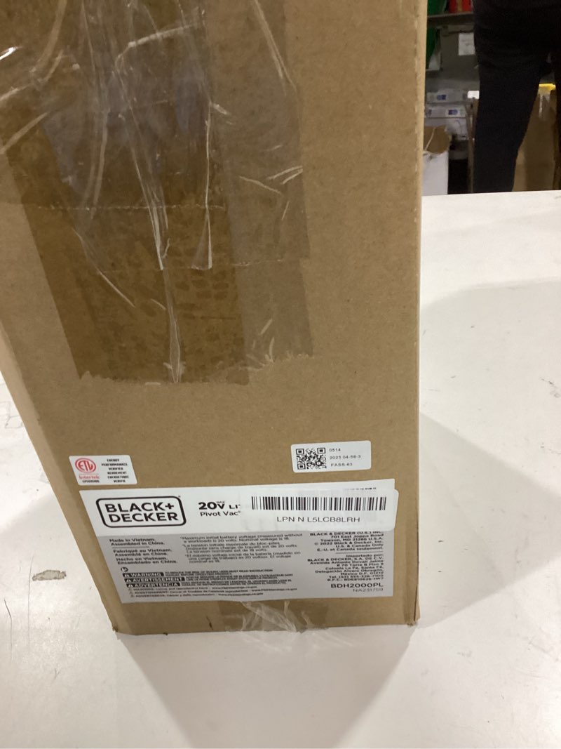 Condition photo showing Good Condition for Blac Decker Cordless Hand Vac