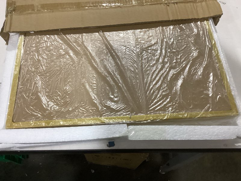 Condition photo showing Good Condition for Vintage Arched Linen Cork Board with Gold Bow Knot 21"x 16" Decorative Bulletin Board Iron Frame Large Pin Corkboard for Notes Photos Reminders Elegant Corkboard for Wall Home Office Decor