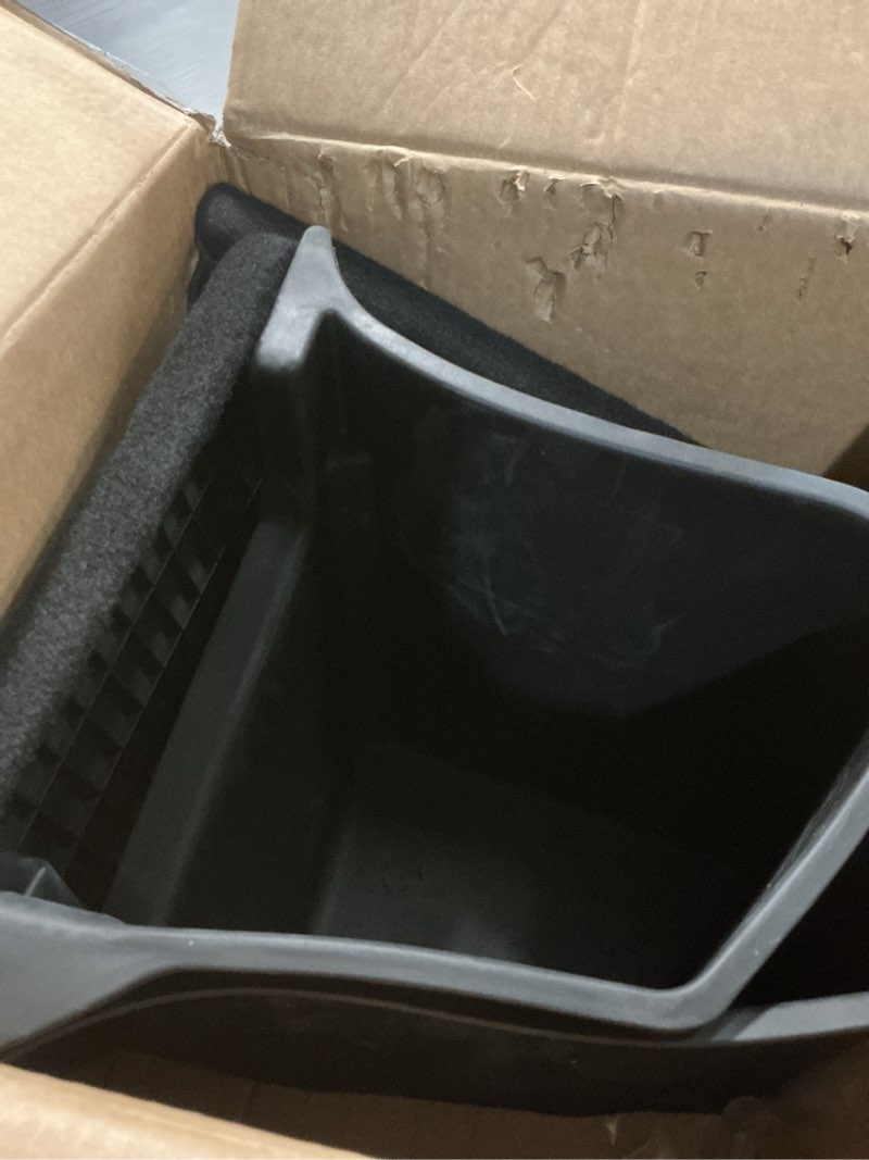 Condition photo showing Good Condition for New 2025 2026 Model Y Juniper Rear Trunk Storage Bins with Lids 2PCS Refresh Model Y Rear Trunk Storage Box TPE Waterproof Trunk Organizer for Model Y Juniper Interior Accessories 2025-2026 Model Y Trunk Storage Bin