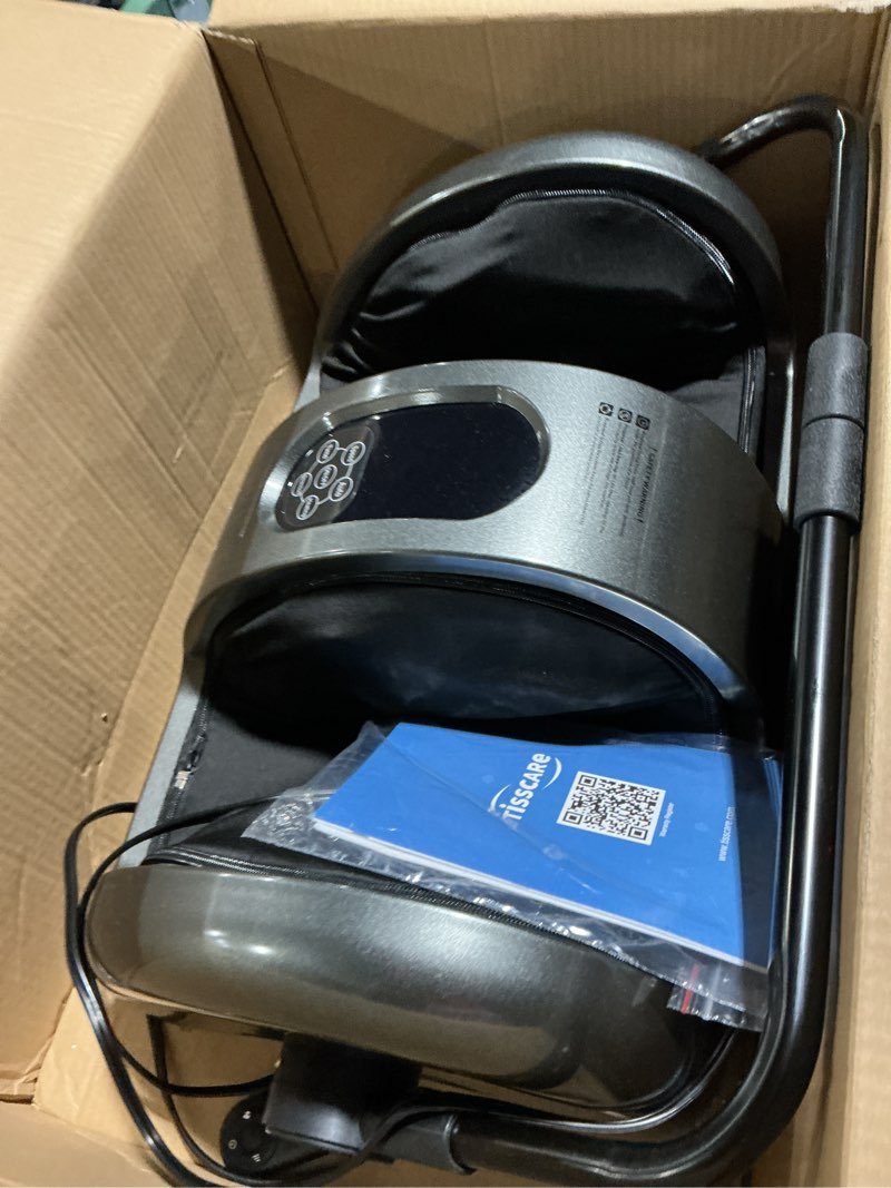 Condition photo showing Good Condition for TISSCARE Shiatsu Foot Massager with Heat, FSA Eligible HSA Foot Massager for Plantar Fasciitis, Neuropathy, Circulation and Pain Relief, Massage Feet at Home/Office, Gift for Men and Women 2026 New Upgraded,gray