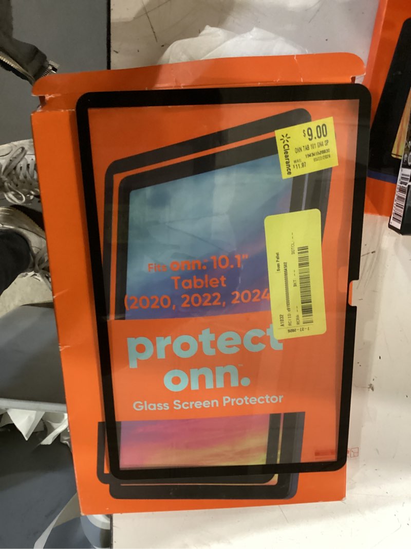 Condition photo showing Good Condition for onn glass screen protector for onn 10.1" tablet gen 2, 3, 4 (2020, 2022, 2024 model)