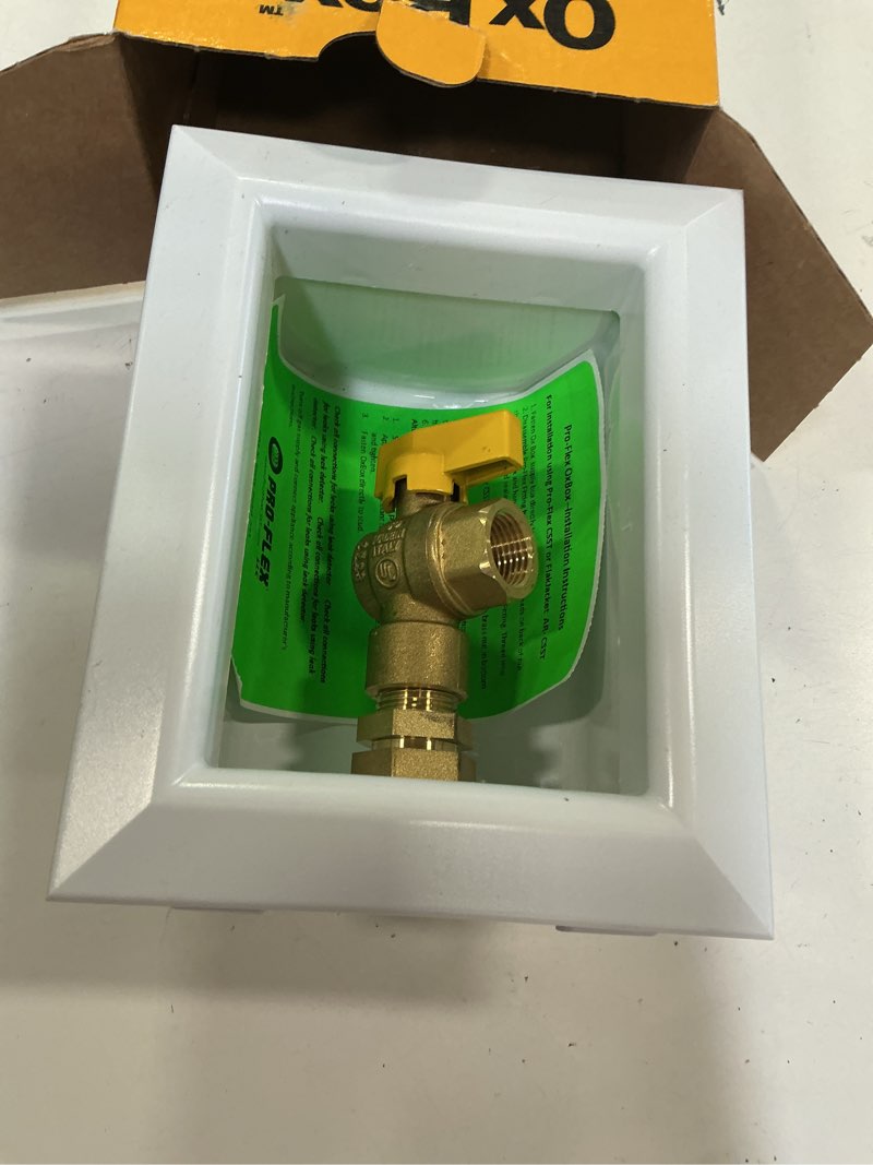 Condition photo showing As Is for Pro-flex 1/2 In. White Gas Outlet Box Pf-696-1020gfc - All