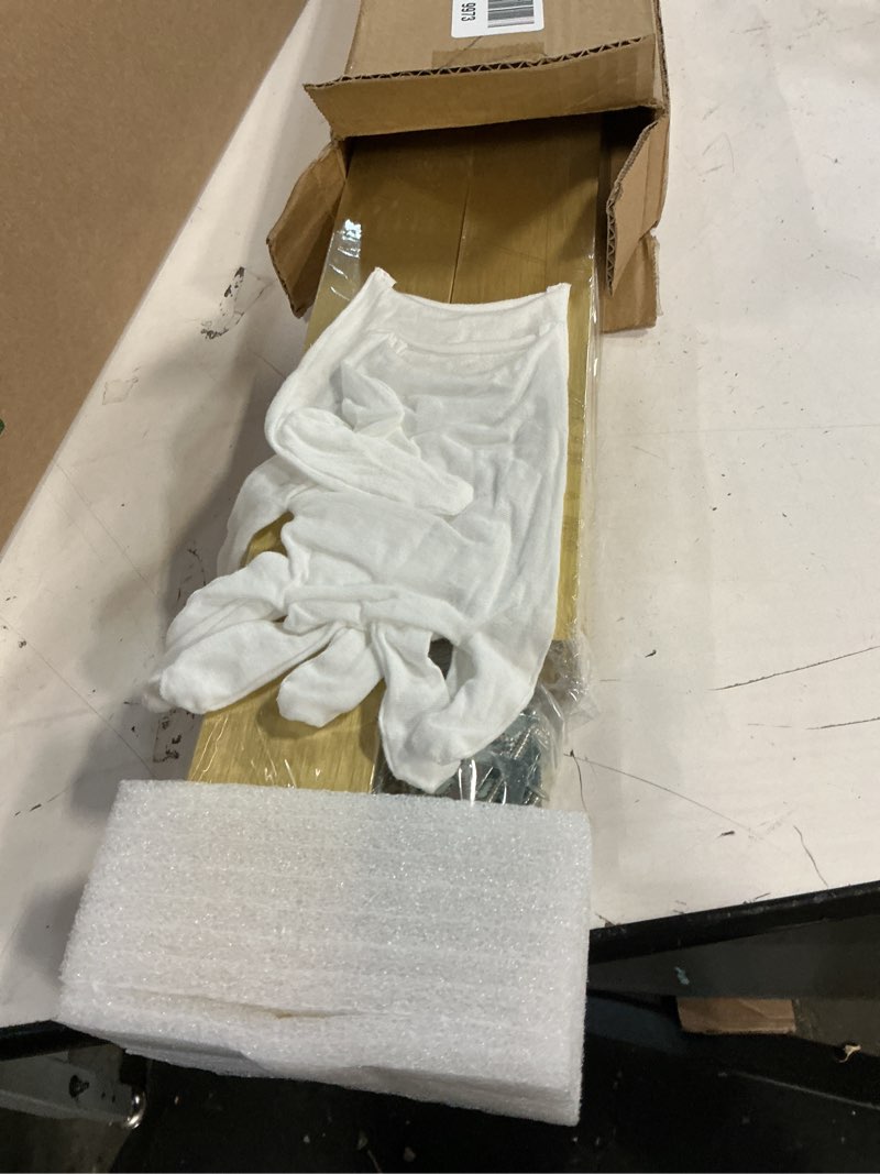 Condition photo showing Good Condition for Floating Frame for 20x24 Canvas Painting, Large DIY Metal Canvas With 1.5" Deep for Oil Paintings, Art Prints, Artwork, Floater for Landscape Portrait Home Office Wall Decor (Gold) 20x24" Gold