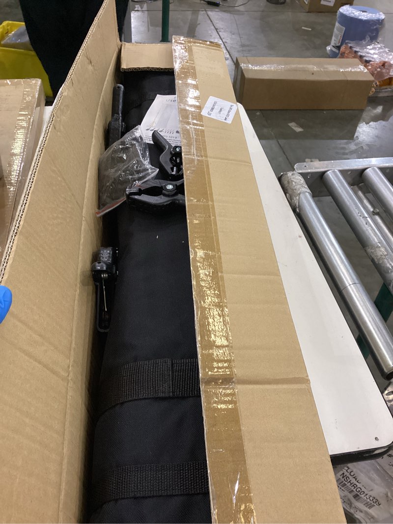 Condition photo showing As Is for 10x10Ft Photography Backdrop Stand - Titanium Gold, Adjustable Backdrop Stand for Parties, Photo Back Drop Stand, Background Support Stand with Carry Bag,Clamp.