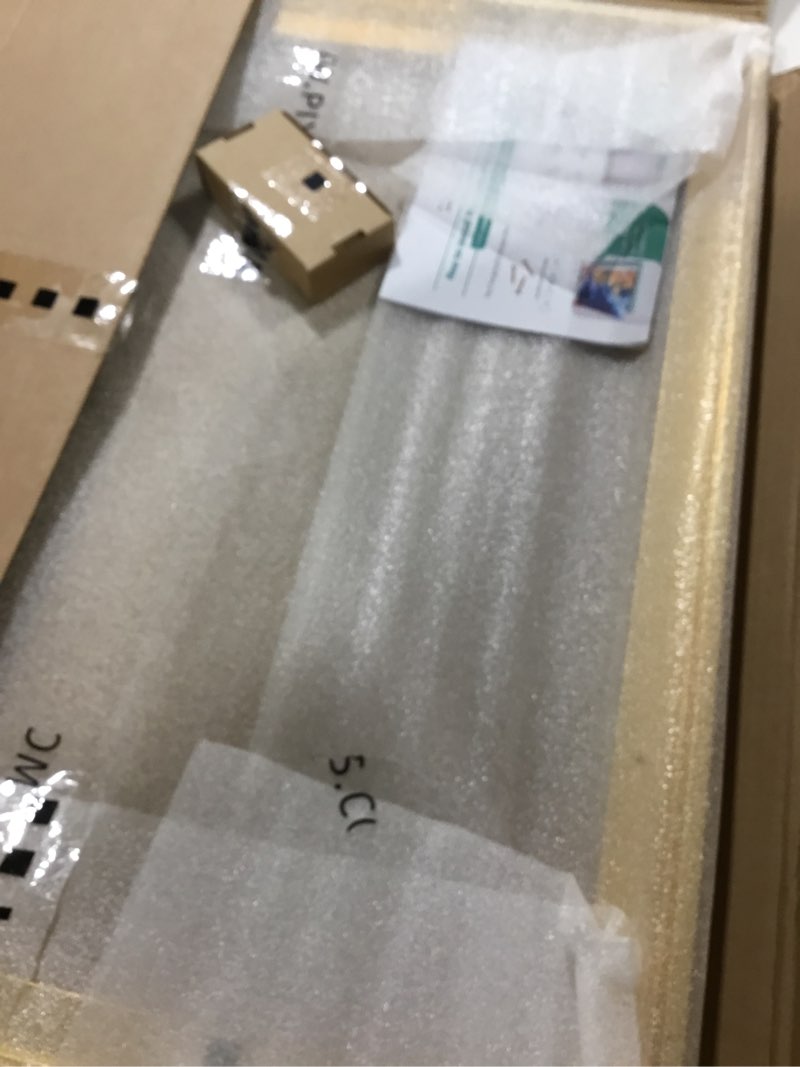 Condition photo showing Good Condition for PIXY CANVAS Floater Frame 24x24 for 3/4 (0.75) inch Deep Canvas Paintings/Canvas Prints/Wood Canvas Panels/Wall Art/Wall Decor/Home Decor/Artwork (Brass Gold, 24 x 24 inch, Square) Brass Gold 24 x 24 in