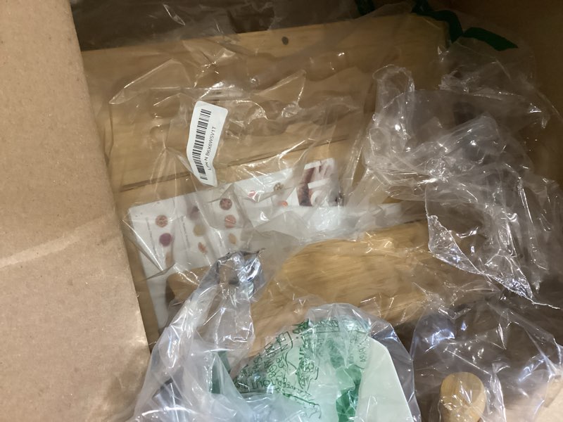 Condition photo showing Good Condition for easoger large bamboo charcuterie boards, cheese board and knife set - unique housewarming, wedding and bridal gift