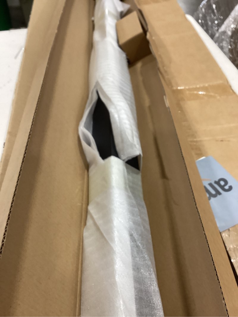 Condition photo showing Good Condition for 2 pack side mount cable railing post for 42" railing system (post body 48"), level drilled space-saving fascia mount deck rail post, black stainless steel t304 handrail post for indoor outdoor 42" 2x level post 1