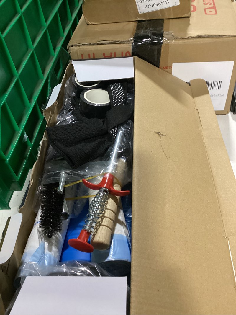 Condition photo showing Good Condition for sealegend 58-pieces 35-feet dryer vent cleaner kit, dryer cleaning tools, include omnidirectional blue dryer lint vacuum attachment, dryer vent brush, universal vacuum & dryer adapters 35feet