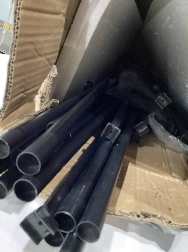 SwallowLiving 3PCS Metal White Display Pedestal Stand for Parties, Square Tall Pedestal Cake Stands