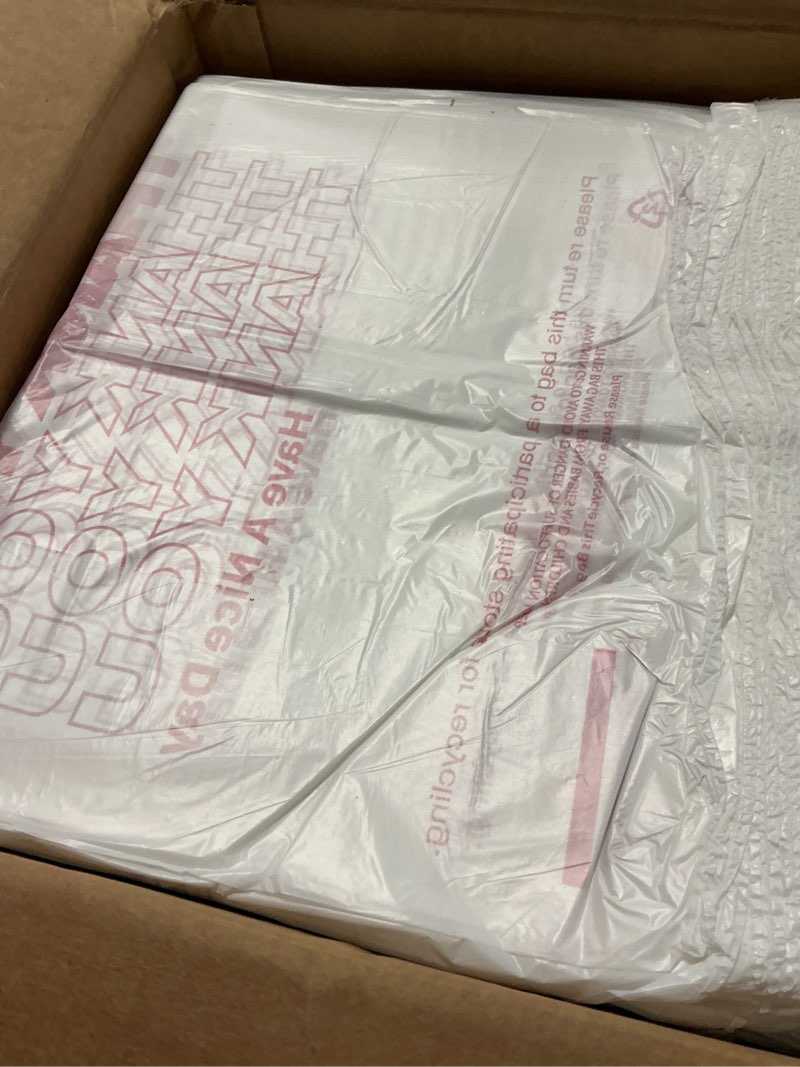 Condition photo showing Good Condition for Fuxury 1000 Count Thank You Plastic Bags (11.5" x 6.5" x 21") White, T-shirt, Grocery, Take Out, To Go, Retail Shopping Bags in Bulk (Made in USA) White 1000 Count