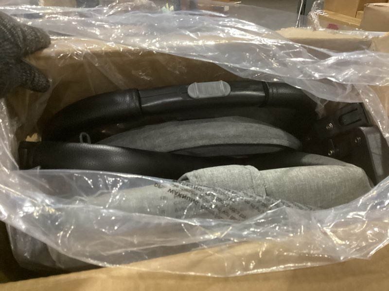 Condition photo showing New/Like New for Lightweight Travel Stroller for Baby & Toddlers - Easy Fold & Compact Stroller with Canopy, Storage Basket, Multi-Position Recline & Convenient One-Hand Fold (Grey)