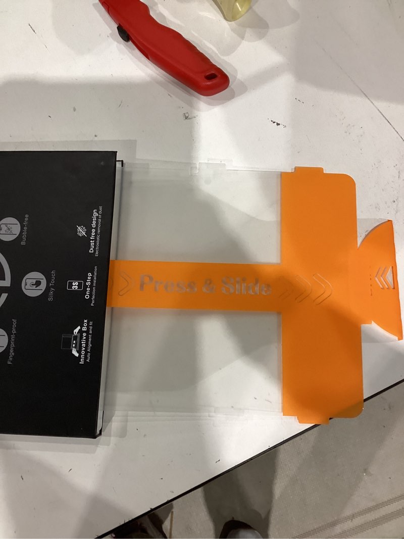 Condition photo showing Good Condition for EZ-GLAZ-2 Pack Screen Protector for iPad Mini 8.3" [Mini A17 Pro 7th Gen 2024 & Mini 6th Gen 2021 Release]9H+ Hardness 12FT Military Grade Shatterproof Long Durable Tempered Glass Film with Flawless Fit Box, Scratch Resistant HD Clear iPad Mini 8.3" (A17 Pro/6th Gen)