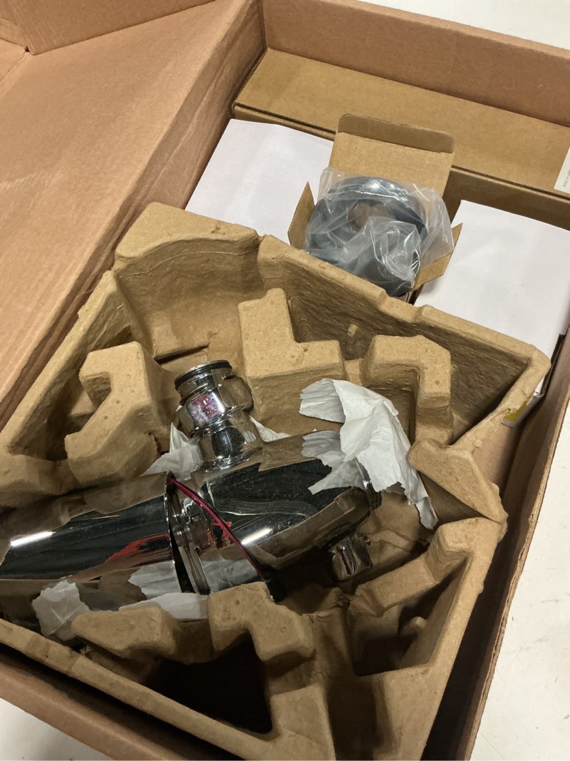 Condition photo showing As Is for american standard flush valve 6063051.002 ultima selectronic touchless urinal flush valve, piston-type, battery, 0.125 gpf, polished chrome sensor battery 0.125 gpf