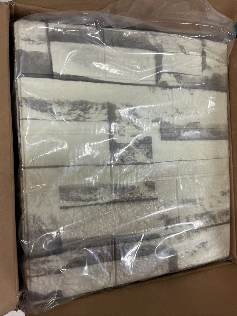 Condition photo showing Good Condition for 30 pcs 3d wall panels peel and stick foam 3d brick wallpaper,10 tiles pe foam 5mm thickness 13.8\\\\\\\"x15\\\\\\\" for bathroom living room tv background home decoration ( color : c , size : 35*38cm/13.8*15in ) 35*38cm/13.8*15in c