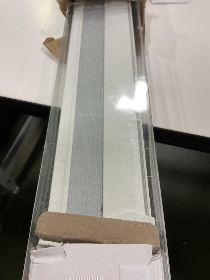 Condition photo showing Good Condition for Grandekor No Tools No Drill Cordless Cellular Shades,46" W x 48" H,Blackout Honeycomb Blinds for Indoor Windows,UV Protection Privacy No Drill Blinds for Home,Door,White White-white(blackout) 46"W x 48"H