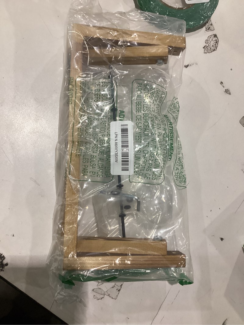 Condition photo showing Good Condition for XXXFLOWER Plant Terrarium with Wooden Stand, Air Planter Bulb Glass Vase Metal Swivel Holder Retro Tabletop for Hydroponics Home Garden Office Decoration - 3 Bulb Vase