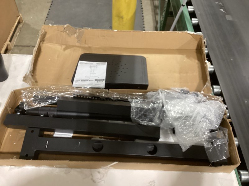 Condition photo showing As Is for SIMILAR TO………….. Rfiver Mobile TV Cart Rolling TV Stand for 32-83 Inch Screens up to 110lbs, Portable TV Stand on Wheels with Height Adjustable Shelf, Outdoor TV Stands Mount for Home Office MAX VESA 600x400mm, Black Black Without Power Outlet