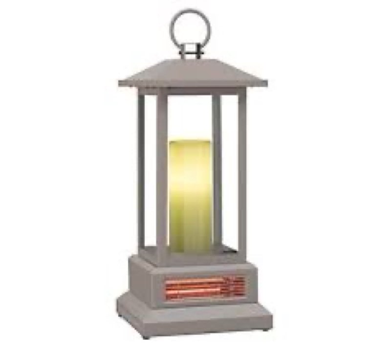 Duraflame lantern with infrared quartz heat