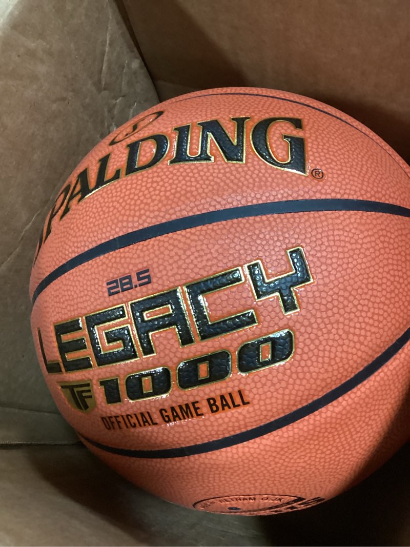 Condition photo showing Good Condition for Spalding Legacy TF-1000 KHSAA Indoor Game Basketball size 6