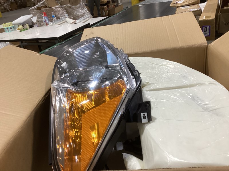 Condition photo showing Good Condition for Headlight Assembly Compatible With 2009-2012 Toyota RAV4 Chrome W/Amber Headlamps Replacement Pair Set Driver & Passenger Side 09-12 RAV4 CHROME AMBER