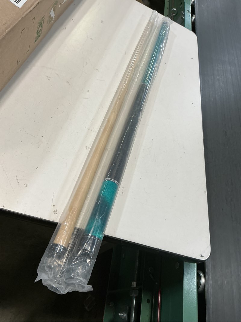 Condition photo showing As Is for CUEBAR Pool Cue, 58 Inch 1-Piece Pool Sticks for Adults, House Bar Billiard Cue Stick with Imitation