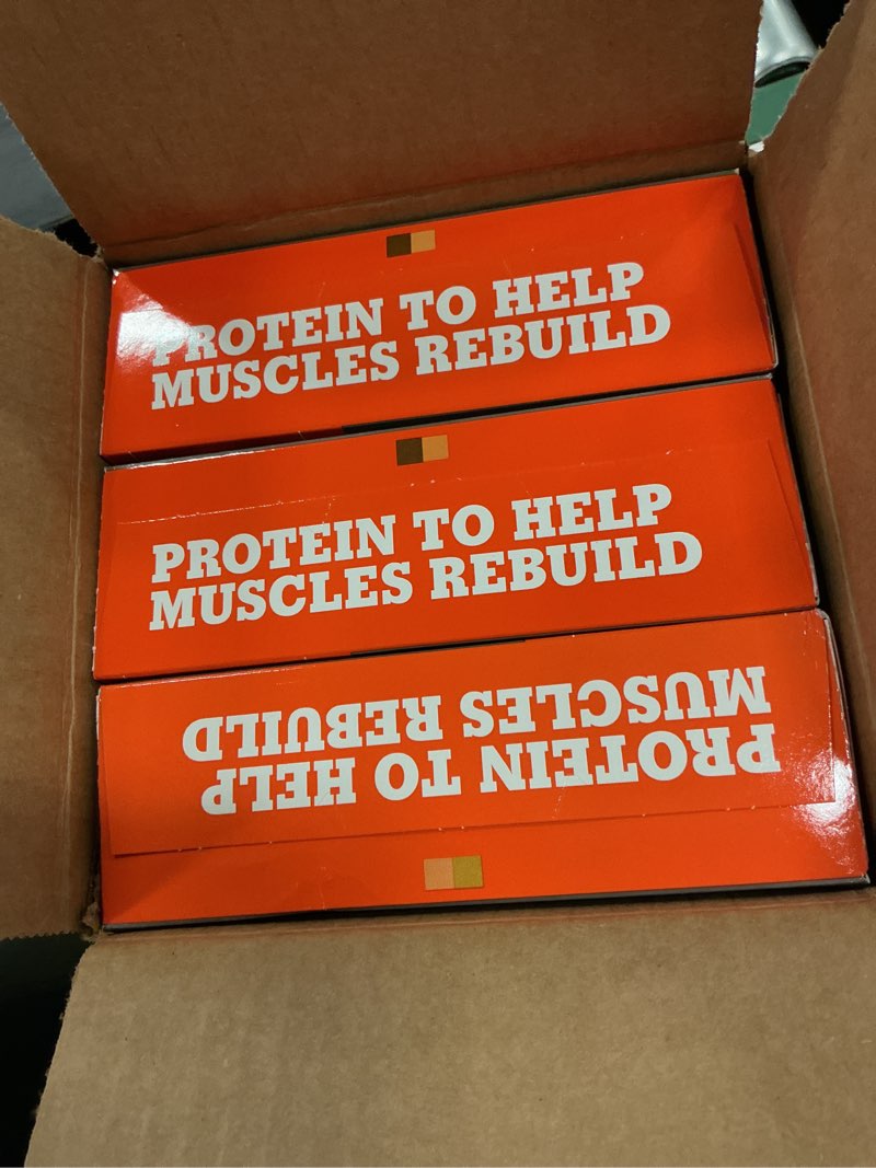 Condition photo showing New/Like New for (Best by:12/16/2025) Gatorade Recover Whey Protein Bars  Variety Pack  18 Pack