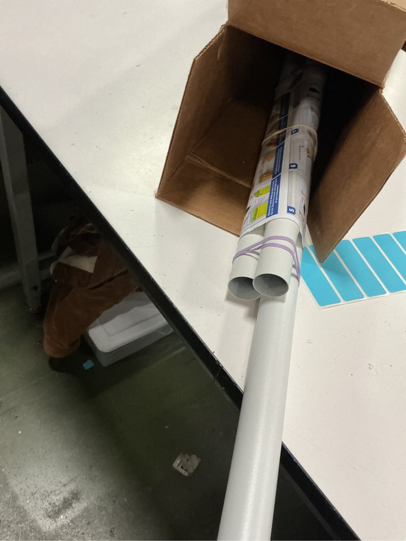 Condition photo showing Good Condition for MEXAU White Tension Curtain Rods 41-146 In Extra Long Outdoor Patio Curtain Rods No Drilling Adjusta