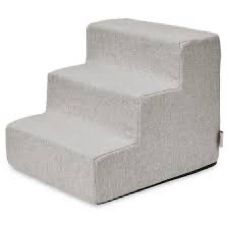 Best Pet Supplies Foam Pet Steps for Small Dogs and Cats, Portable Ramp Stairs for Couch, Sofa, and High Bed Climbing, Non-Slip Balanced Indoor Step Support, Paw Safe