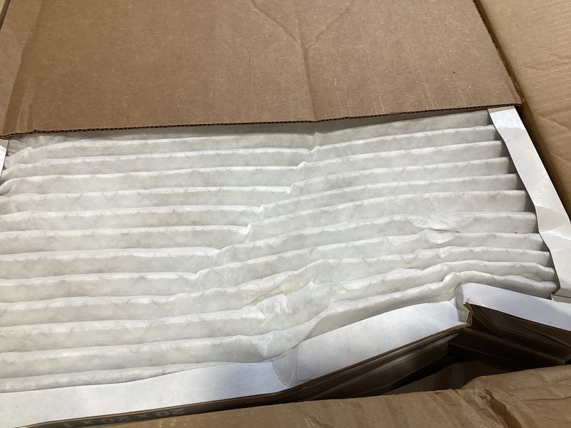 Condition photo showing Good Condition for amazon basics 20x20x1 air filter 6-pack, merv 11 ac furnace filters, dust, pet, allergy control, electrostatic (actual size: 19.75 x 19.75 x .75)