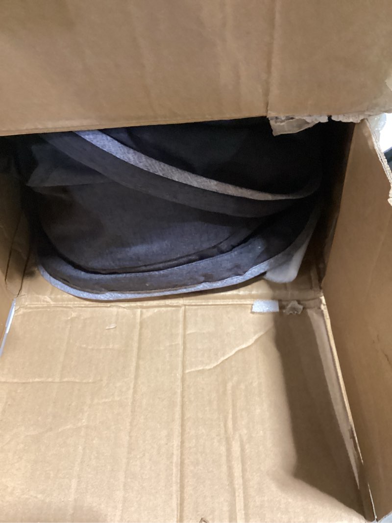 Condition photo showing New/Like New for Dream On Me Volgo Twin Umbrella Stroller in Black, Lightweight Double Stroller for Infant & Toddler, Compact Easy Fold, Large Storage Basket, Large and Adjustable Canopy