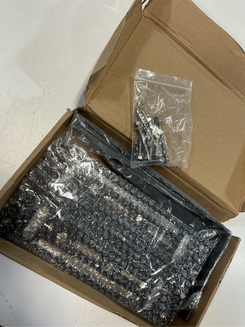 Condition photo showing Good Condition for universal mailbox mounting bracket - heavy-duty steel adapter plate for post mount mailboxes - compatible with most standard mailboxes - residential & commercial use