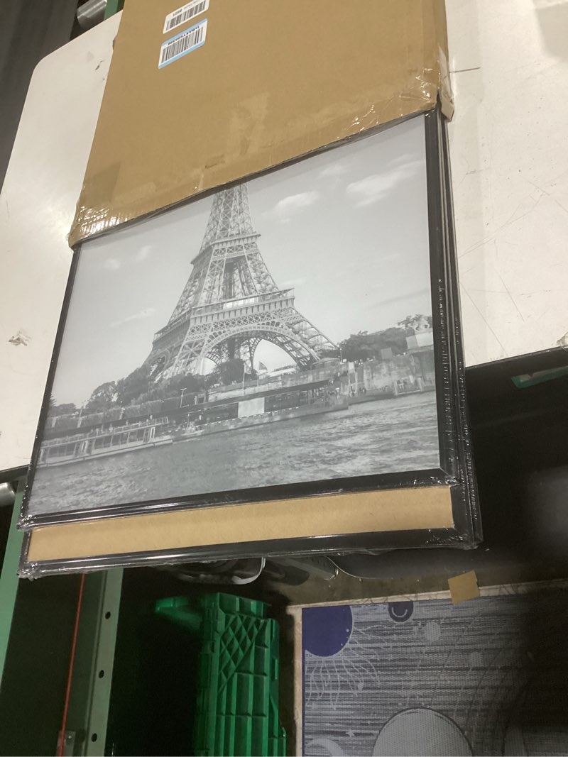 Condition photo showing As Is for upsimples 18x24 picture frame black 3 pack, scratch-proof poster frames 18 x 24 for photo gallery - slide-in strips, horizontal or vertical wall mounting black 18x24