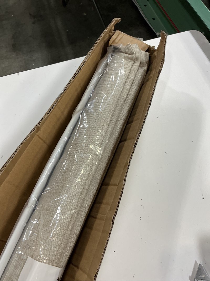 Condition photo showing Good Condition for lazblinds no tools no drill cordless roman shades for windows, blackout thermal insulated uv blocking window blinds, lightweight fabric blinds for indoor windows, 40" w x 60" h, blackout - beige beige 40" w × 60" h