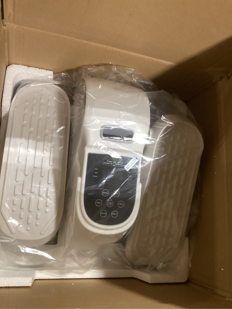 Condition photo showing New/Like New for VIVURN® 028 Under Desk Elliptical 12 Speed 5 Modes Motorized Leg Exerciser While Sitting for Seniors As Seen on TV Low Impact Electric Pedal Exerciser with Non-Slip Mat Quiet for Home and Office White