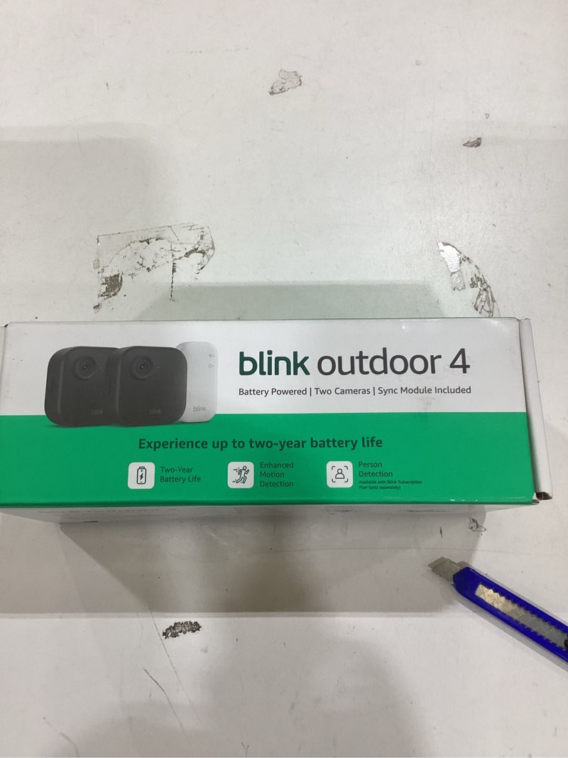 Condition photo showing Good Condition for Blink outdoor 4 camera