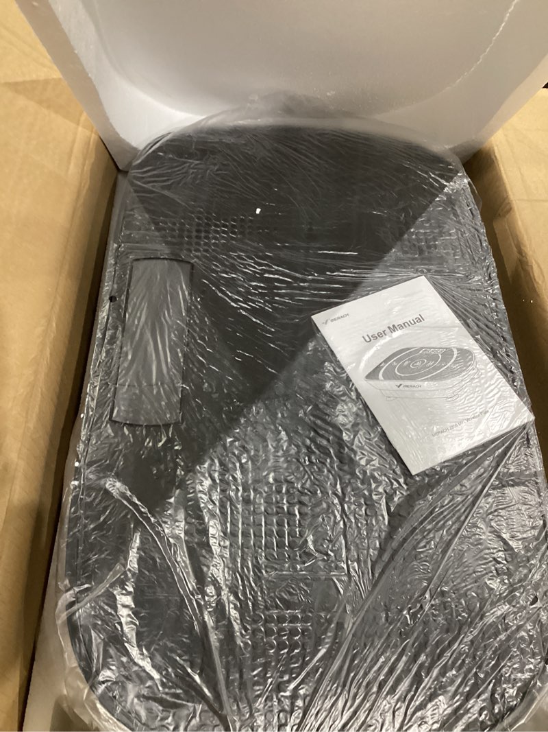 Condition photo showing Good Condition for merach vibration plate exercise machine, curved vibration plate for lymphatic drainage weight loss, vibrating plate with real-time calorie tracking on led display, workout equipment for home women men black